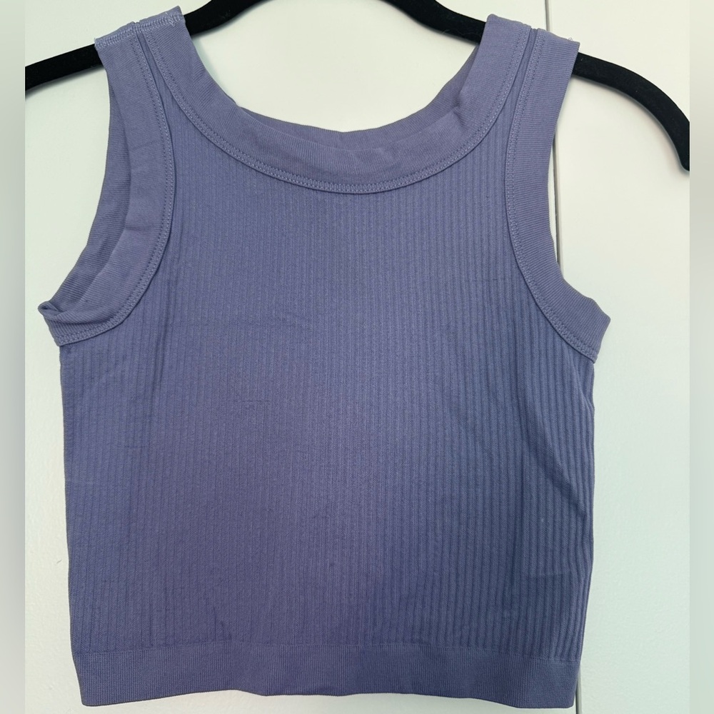 Urban Outfitters Lavender Ribbed Tank Top - Picture 2 of 4